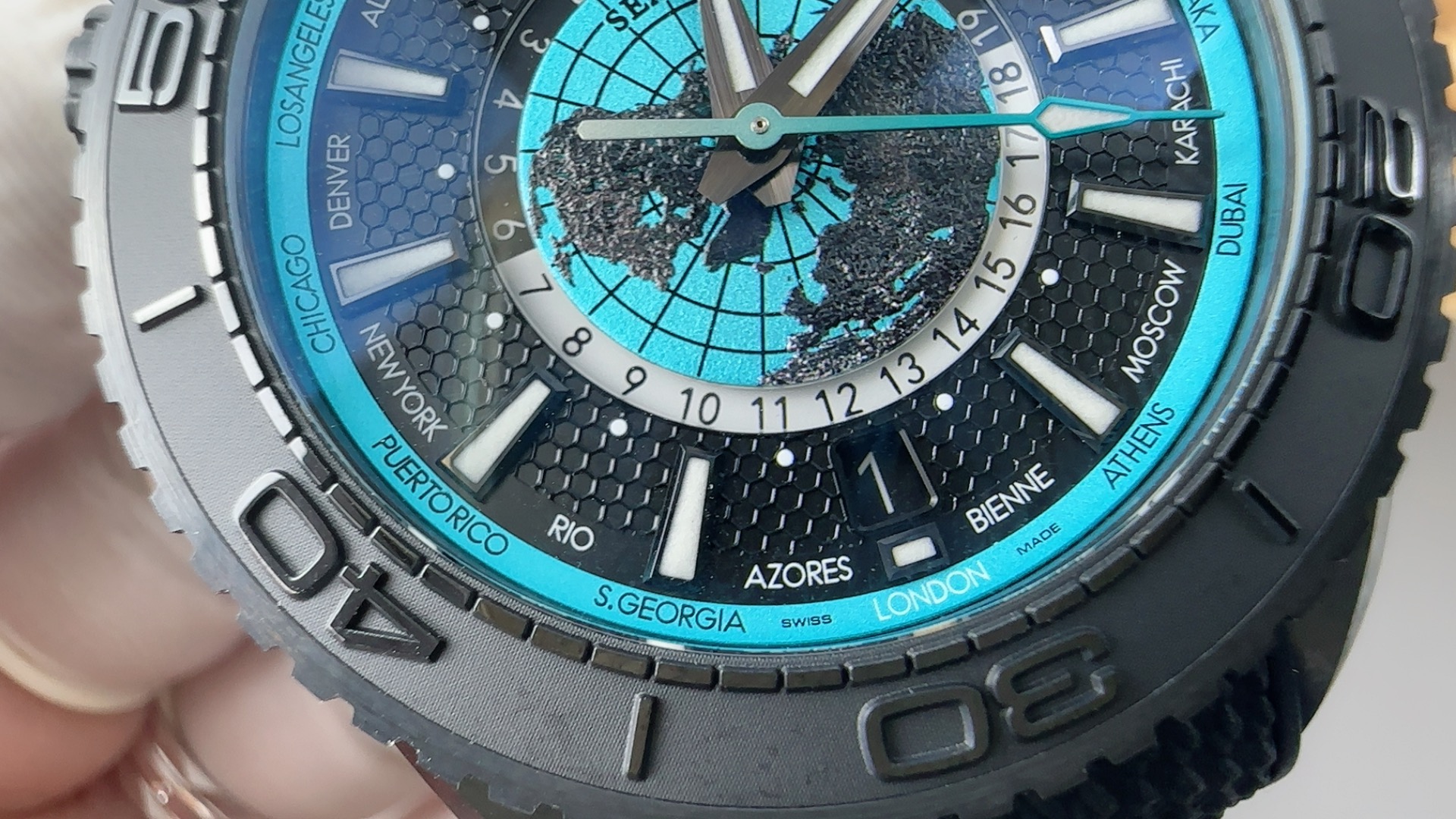 VS Factory Omega Planet Ocean 215.92.46.22.01.006 1:1 Super Clone Watch Introduction - Image 4