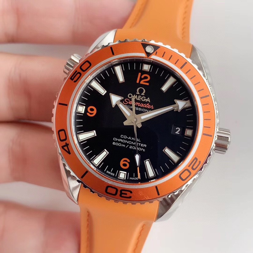 Omega VS Omega Seamaster 600m - Vibrant "Bold Orange Bezel" - Image 9