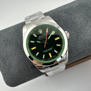 Rolex Milgauss Series, Ref. 116400 "Lightning Bolt" Hand / Green Sapphire Crystal