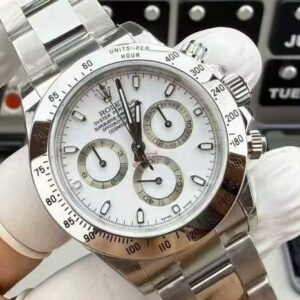 Rolex Daytona (White Dial, Stainless Steel)