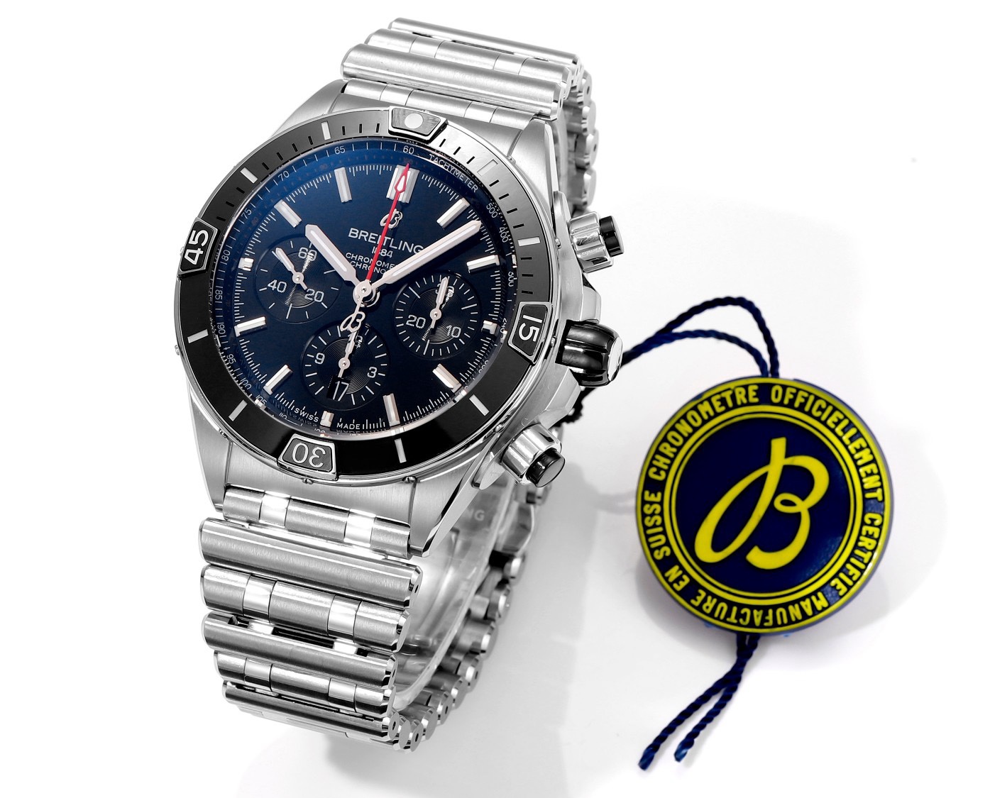 Breitling Chronomat 44mm Automatic Chronograph Watch, BLS Factory Ceramic Bezel Timepiece - Image 2