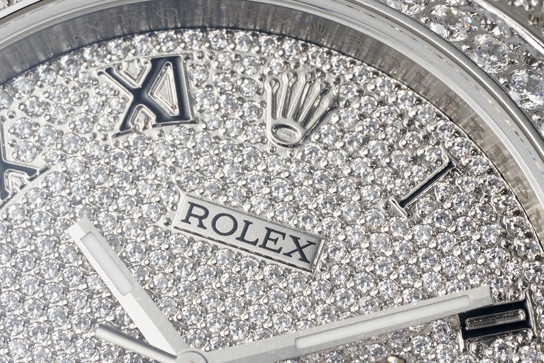 Rolex TW Factory Fully Iced-Out Datejust 41mm , Full Paved Stones, 2824 Automatic Movement - Image 5