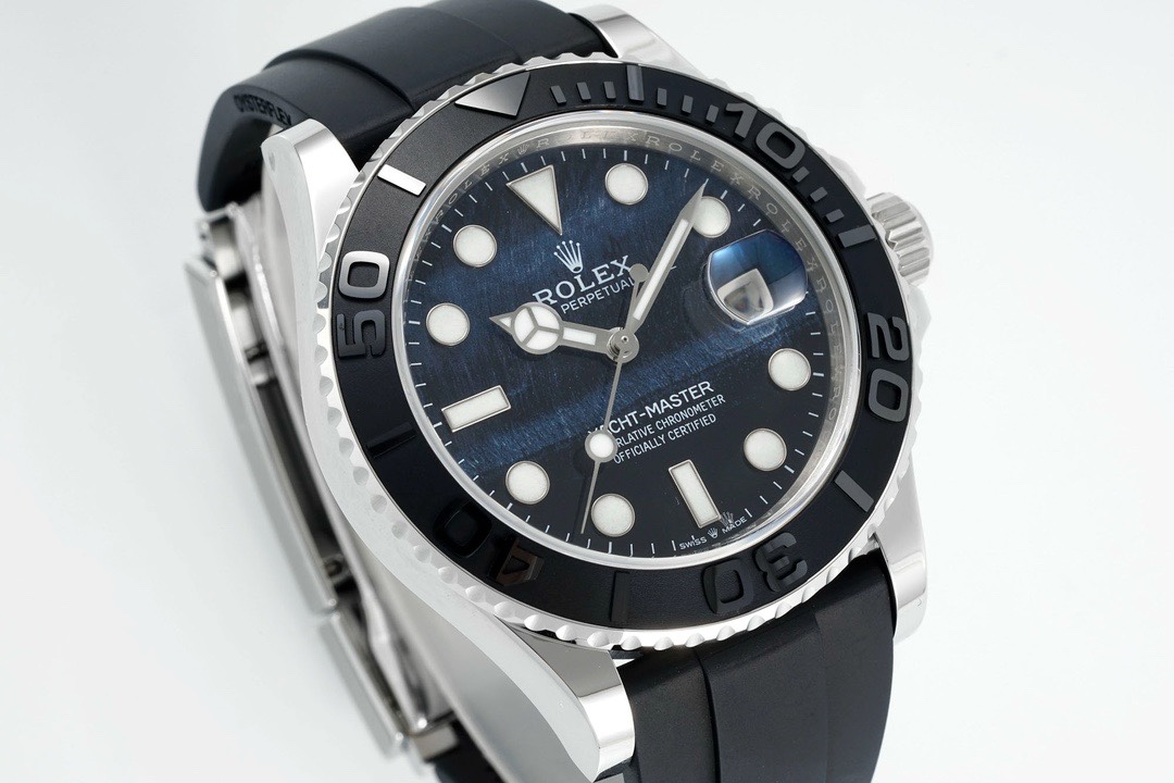 Rolex EWE Factory Yacht Master 42 Automatic Watch Custom 3235 Movement Rubber Strap – - Image 2