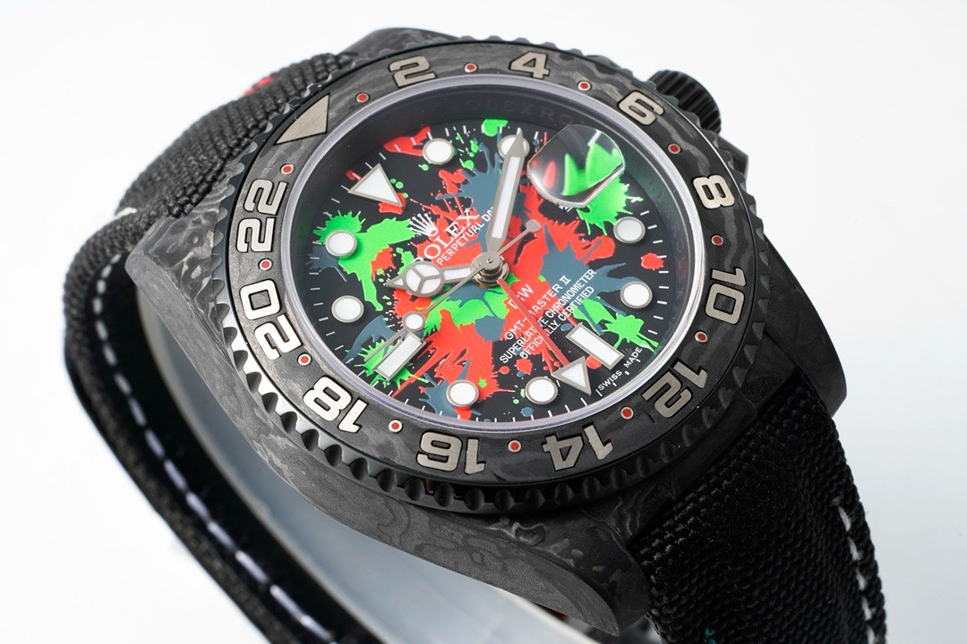 Rolex GMT-Master II Carbon Watch | Cal.3186 Automatic Movement, Forged Carbon Case – - Image 3