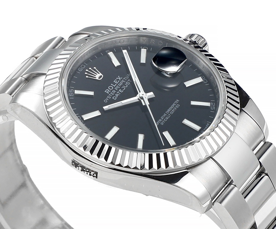 Rolex Datejust 41mm Automatic Watch 3235 Movement 72-Hour Power Reserve Fluted Bezel - Image 4