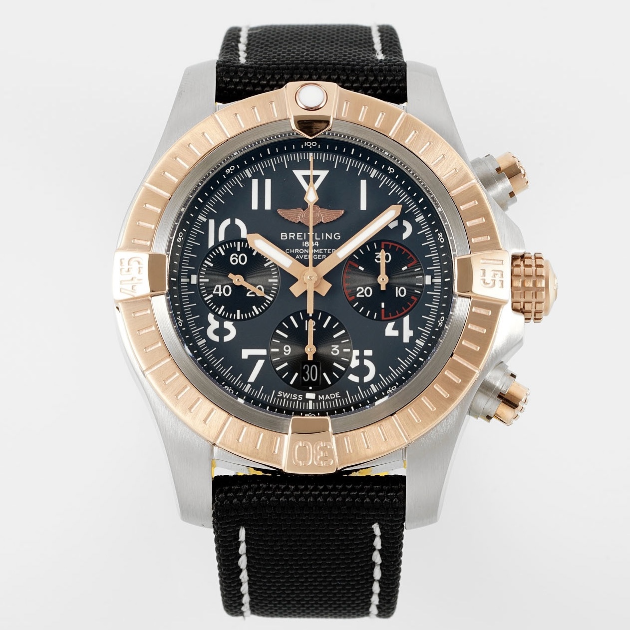Breitling Avenger B01 Chronograph 45mm Pilot Watch | BLS Factory Cal.B01 Modified Movement