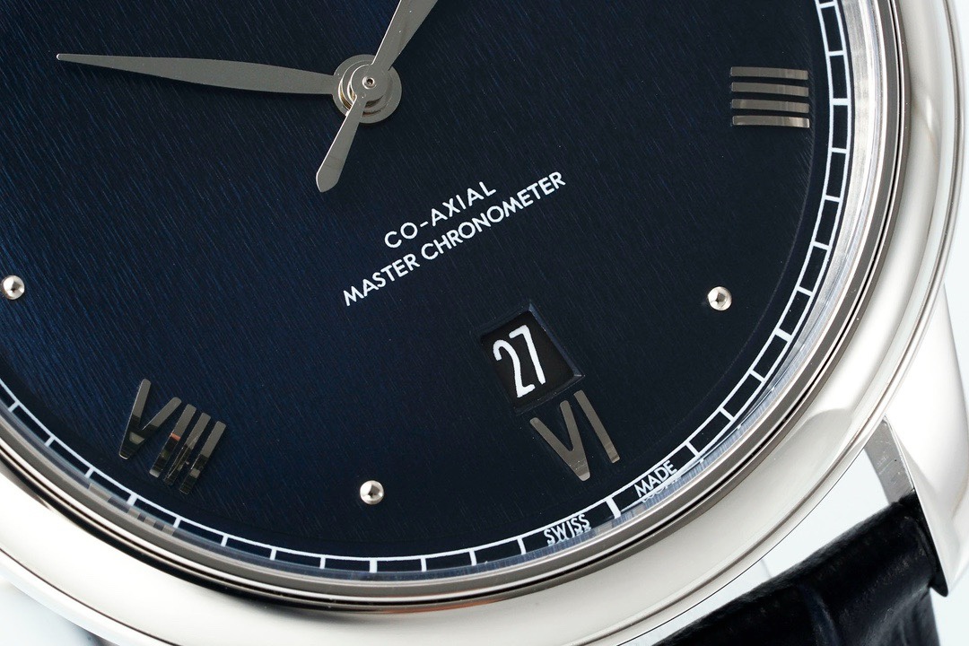 Omega De Ville Power-Reserve Automatic Mechanical Watch, Genuine Calfskin Leather Strap - Image 5