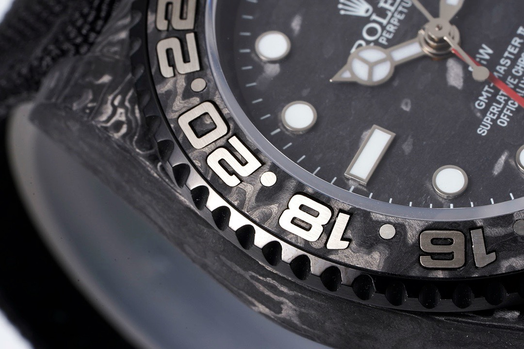 Rolex GMT-Master II Carbon Watch | Cal.3186 Automatic Movement, Forged Carbon Case – - Image 6