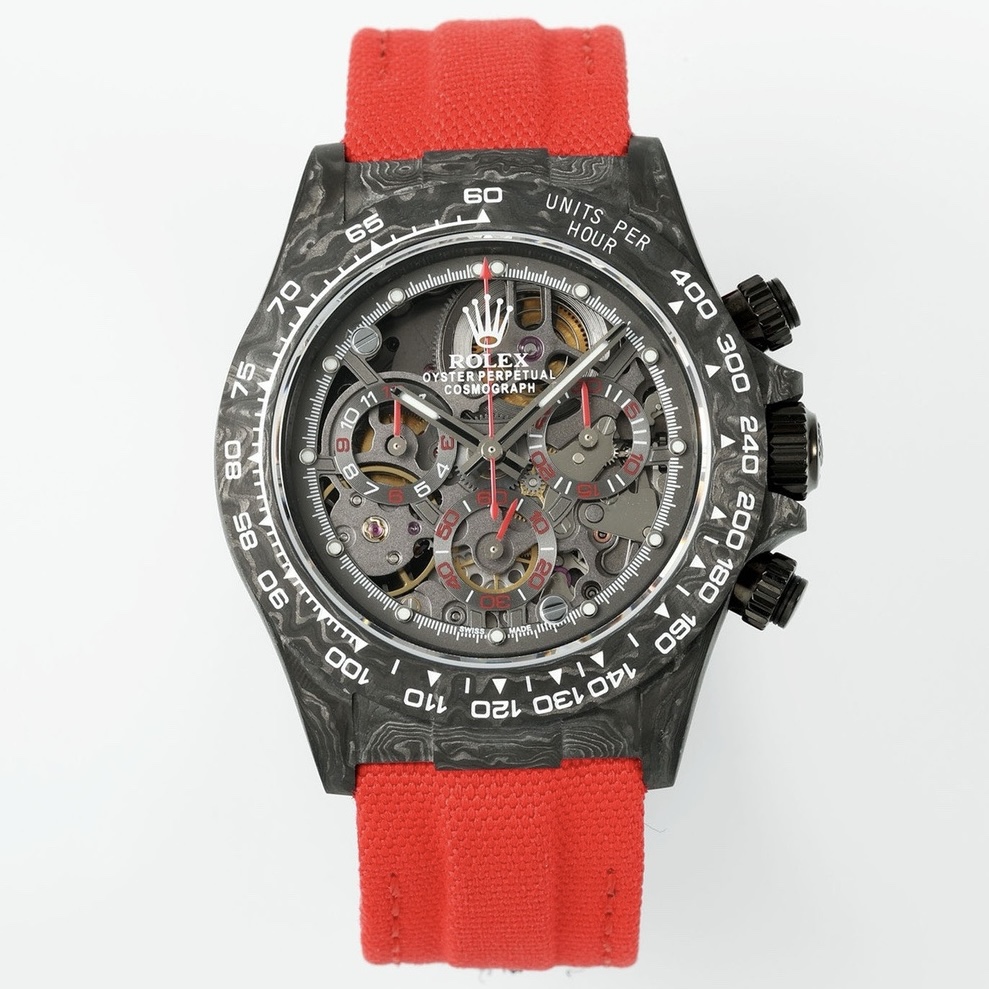 Rolex Diw Carbon Skeleton Chronograph