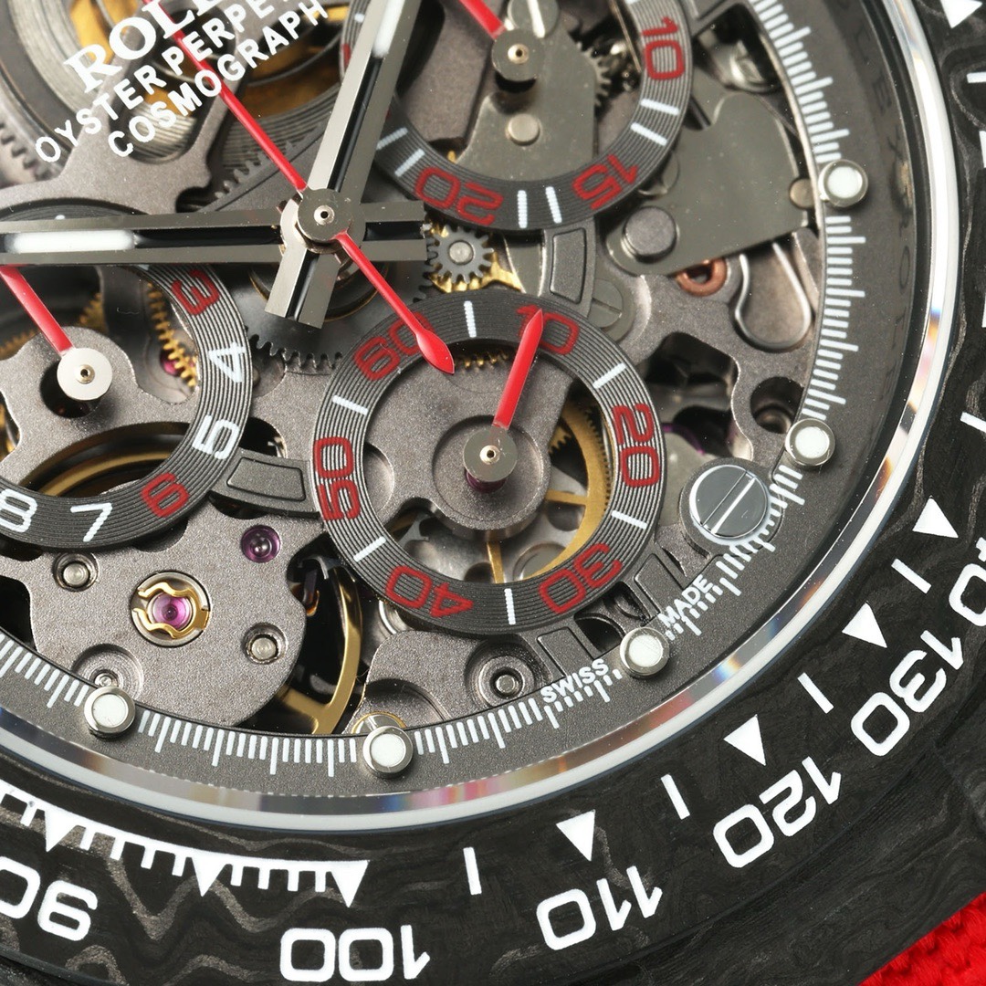 Rolex Diw Carbon Skeleton Chronograph - Image 4