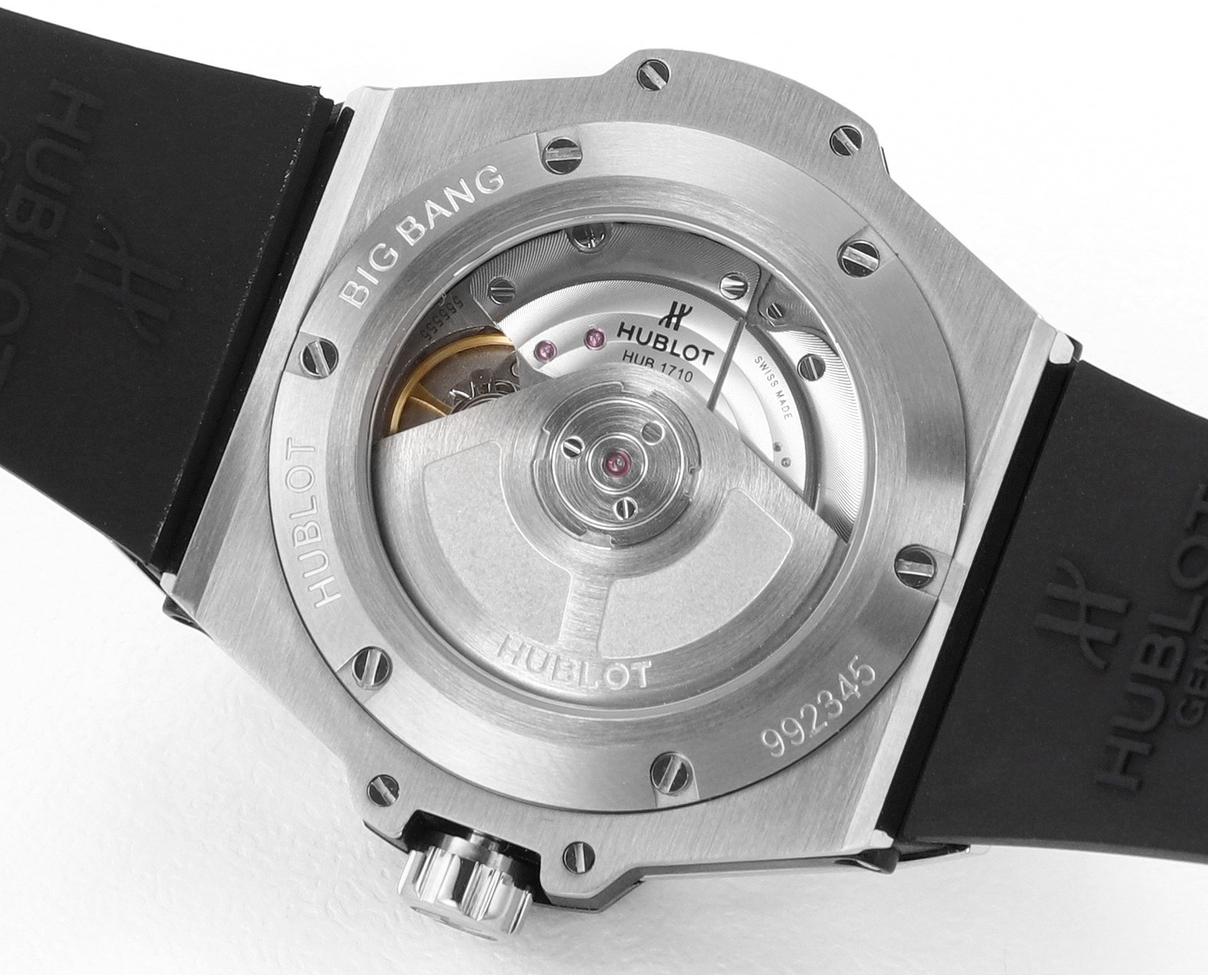 Hublot Big Bang 39mm Steel Diamond Bezel Automatic Ladies - Image 8