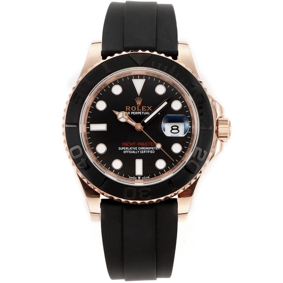 Rolex Yacht-Master 42mm 904L Steel 3235 Blue Hairspring Automatic Watch Oysterflex