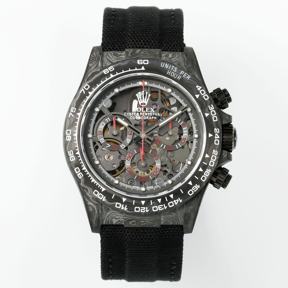 Rolex Diw Carbon Skeleton Chronograph