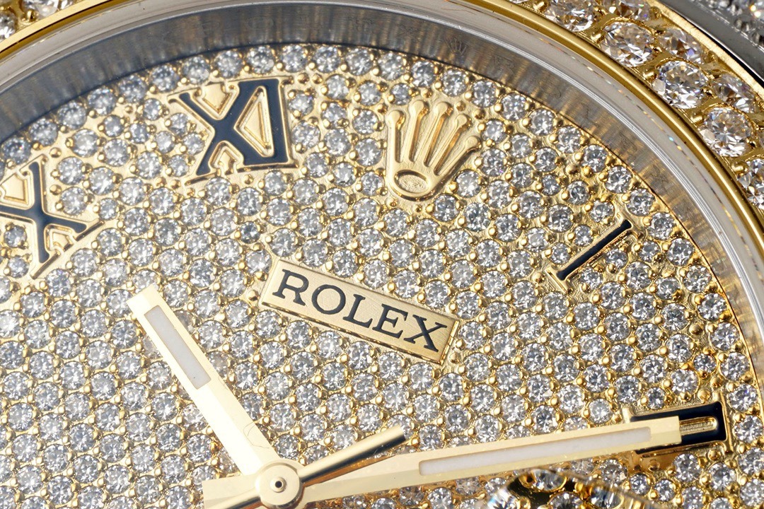 Rolex TW Factory Fully Iced-Out Datejust 41mm , Full Paved Stones, 2824 Automatic Movement - Image 6
