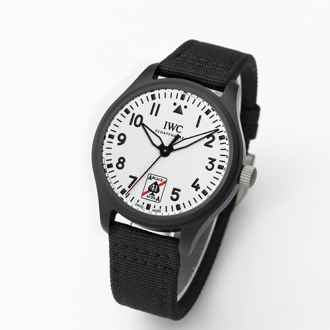 IWC Pilot's Watch Automatic 41 Black Aces | XR Factory Full Ceramic Luminous Dial – - Image 2