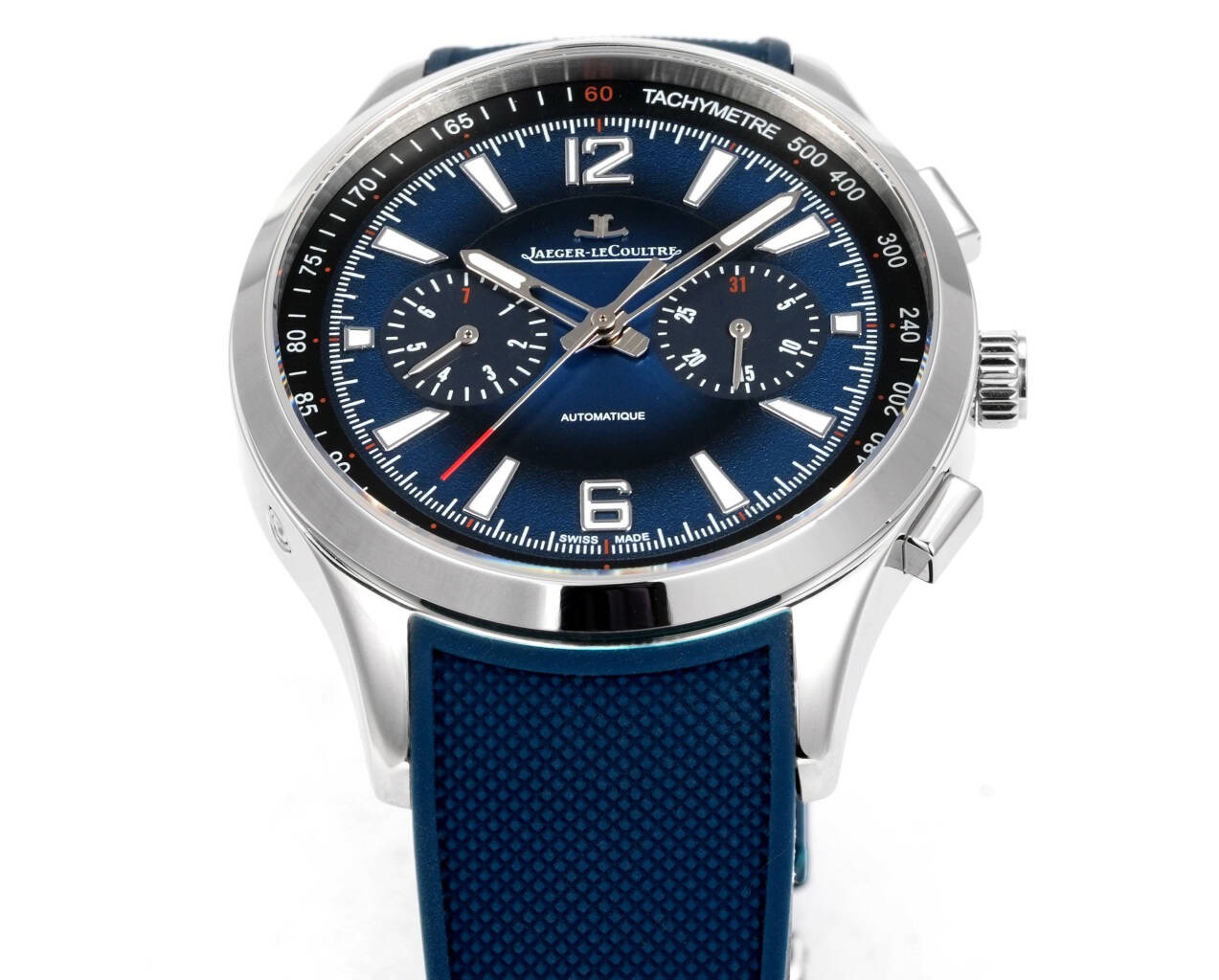 Jaeger-LeCoultre Polaris Chronograph Automatic Watch 42mm Rubber Strap – Style 03 - Image 4