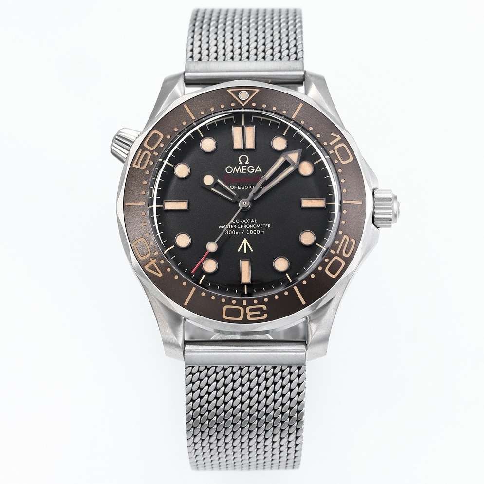 Omega Seamaster ER Upgraded Titanium Bronze Gold 007 – Gold Dial Style 03