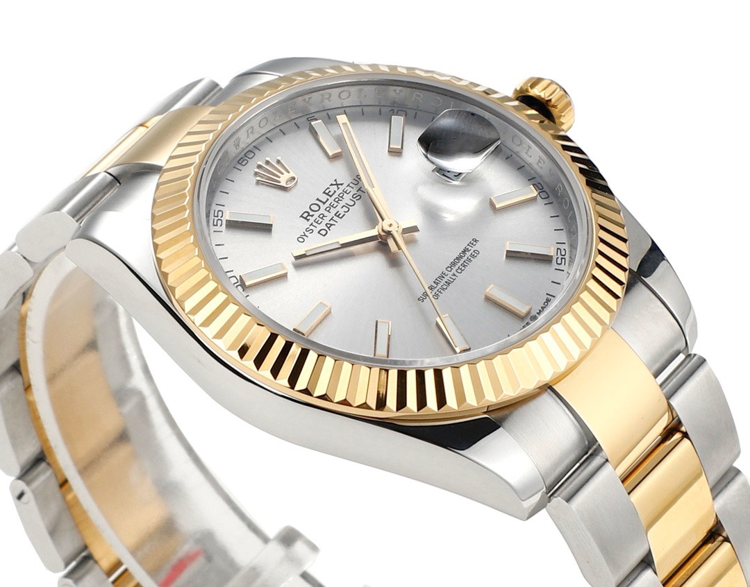 Rolex Datejust 41mm Automatic Watch 3235 Movement 72-Hour Power Reserve Fluted Bezel – - Image 4