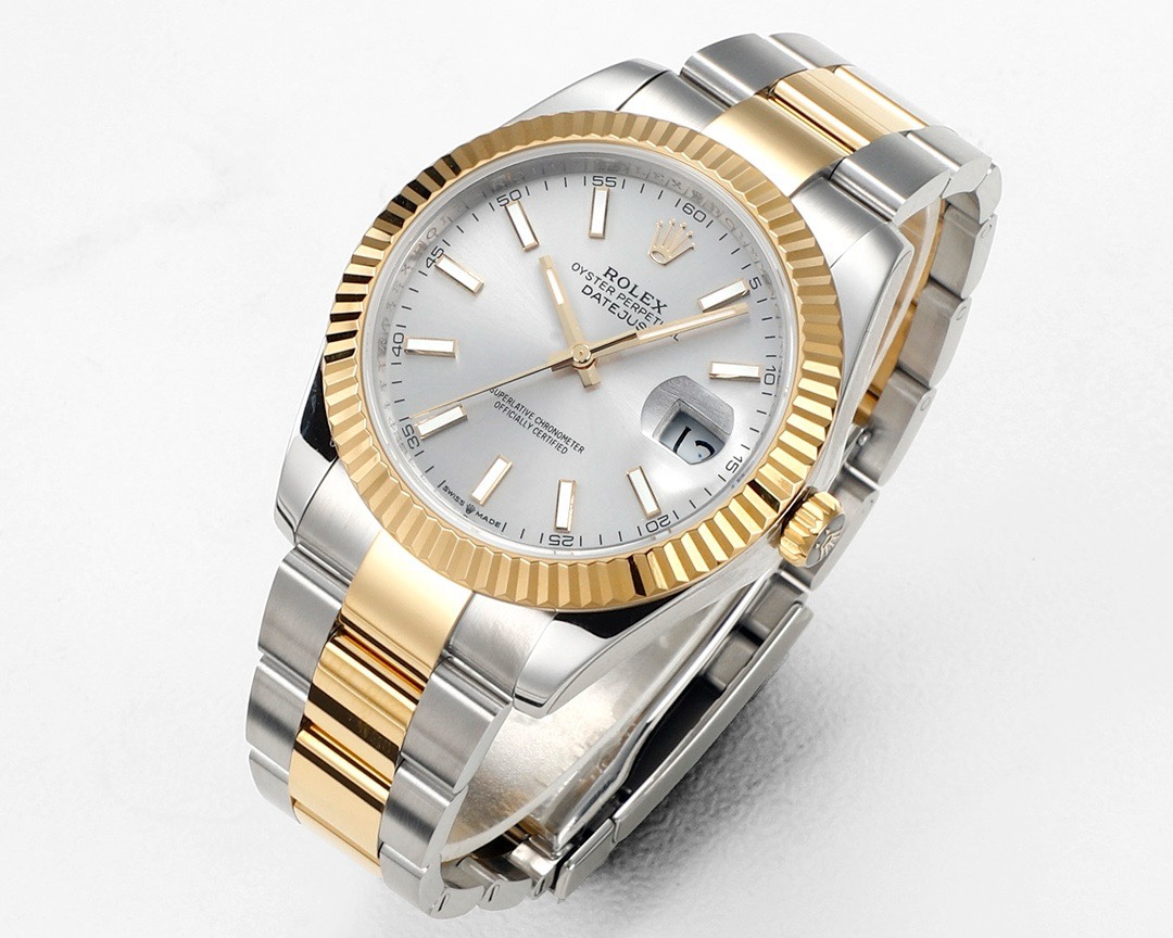 Rolex Datejust 41mm Automatic Watch 3235 Movement 72-Hour Power Reserve Fluted Bezel – - Image 3
