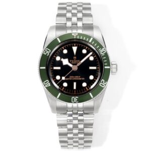 Tudor Black Bay GMT Automatic Diver Watch 41mm, Domed Sapphire Crystal, Rivet Stainless