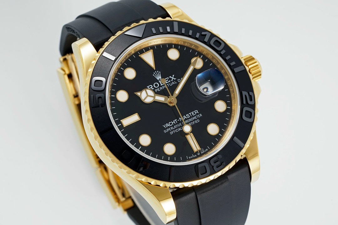 Rolex EWE Factory Yacht Master 42 Automatic Watch Custom 3235 Movement Rubber Strap – - Image 2