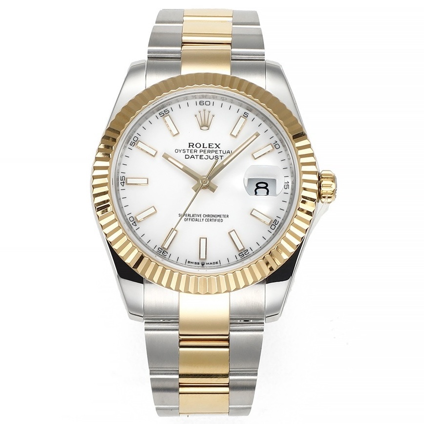 Rolex Datejust 41mm Automatic Watch 3235 Movement 72-Hour Power Reserve Fluted Bezel