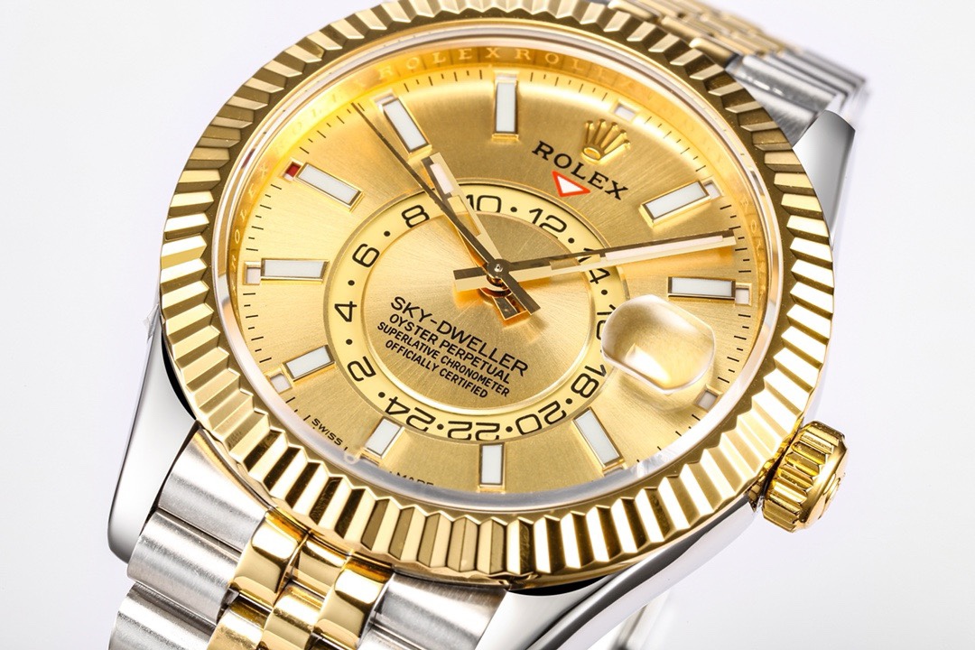 Rolex Sky-Dweller Watch 42mm 904L Steel 9002 Automatic Movement Ring Command Bezel – - Image 7