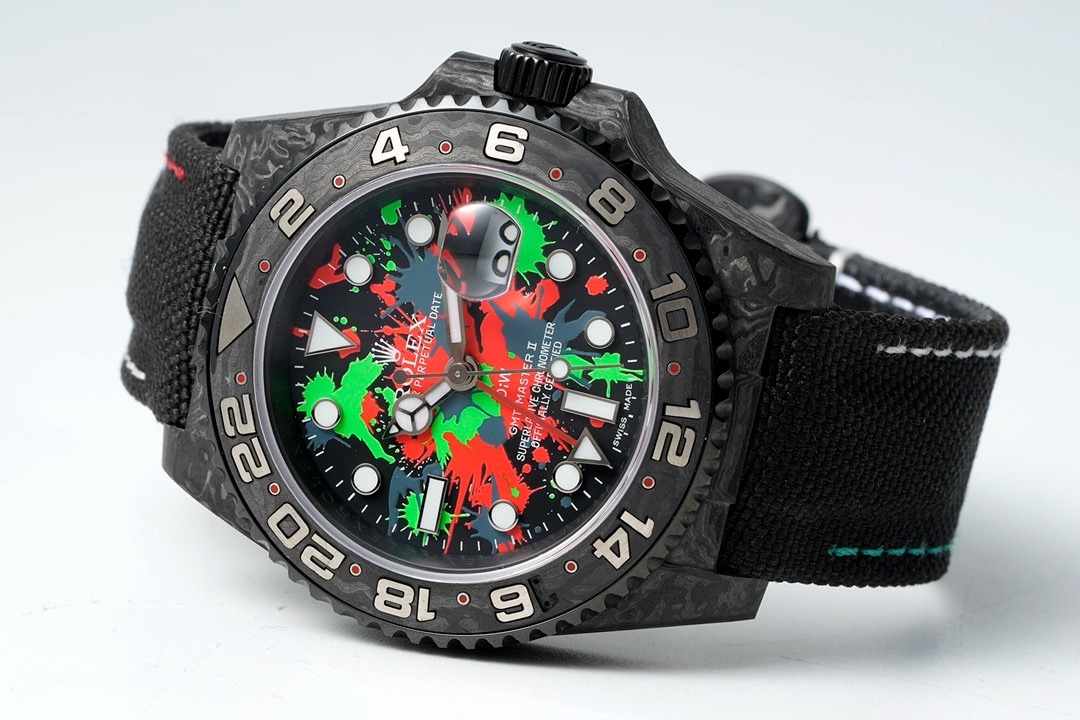 Rolex GMT-Master II Carbon Watch | Cal.3186 Automatic Movement, Forged Carbon Case – - Image 2
