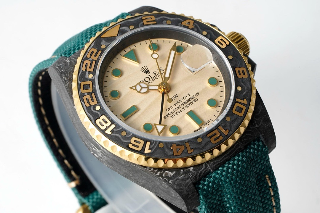 Rolex GMT-Master II Carbon Watch | Cal.3186 Automatic Movement, Forged Carbon Case – - Image 3