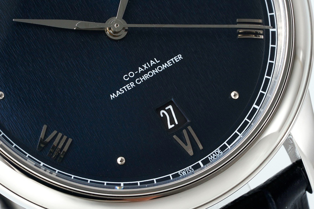 Omega De Ville Power-Reserve Automatic Mechanical Watch, Genuine Calfskin Leather Strap - Image 5