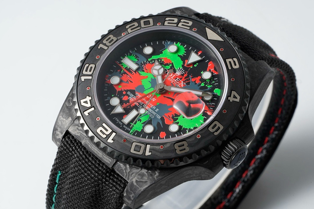 Rolex GMT-Master II Carbon Watch | Cal.3186 Automatic Movement, Forged Carbon Case – - Image 4