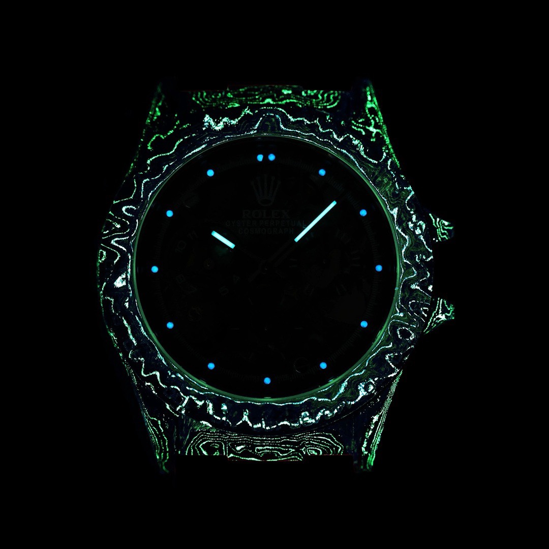 Rolex Diw Carbon Skeleton Chronograph - Image 9