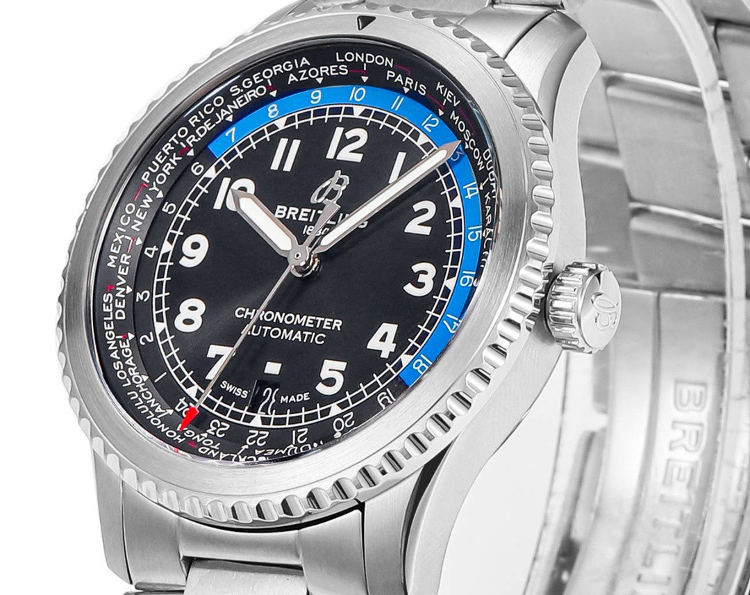 Breitling Navitimer Pilot Watch 41mm, BLS Factory 2824 Automatic Movement Steel Bracelet - Image 2