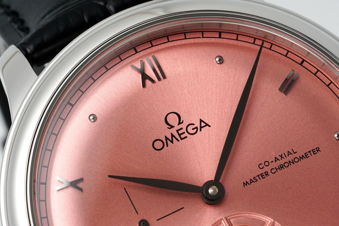 Omega De Ville Power-Reserve Automatic Mechanical Watch, Genuine Calfskin Leather Strap - Image 4