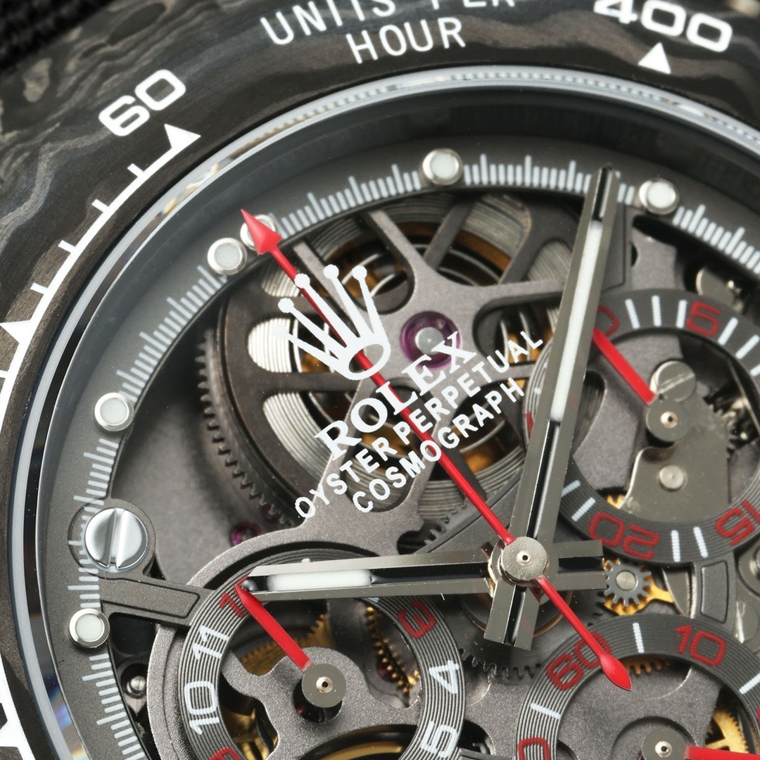 Rolex Diw Carbon Skeleton Chronograph - Image 3