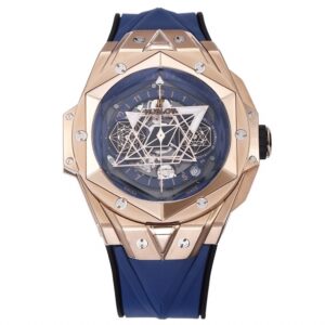 Hublot Big Bang Sang Bleu II Watch | BBF Titanium Automatic Chronograph Wristwatch