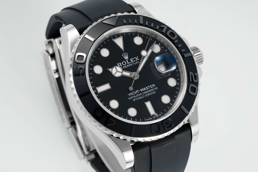 Rolex EWE Factory Yacht Master 42 Automatic Watch Custom 3235 Movement Rubber Strap - Image 2