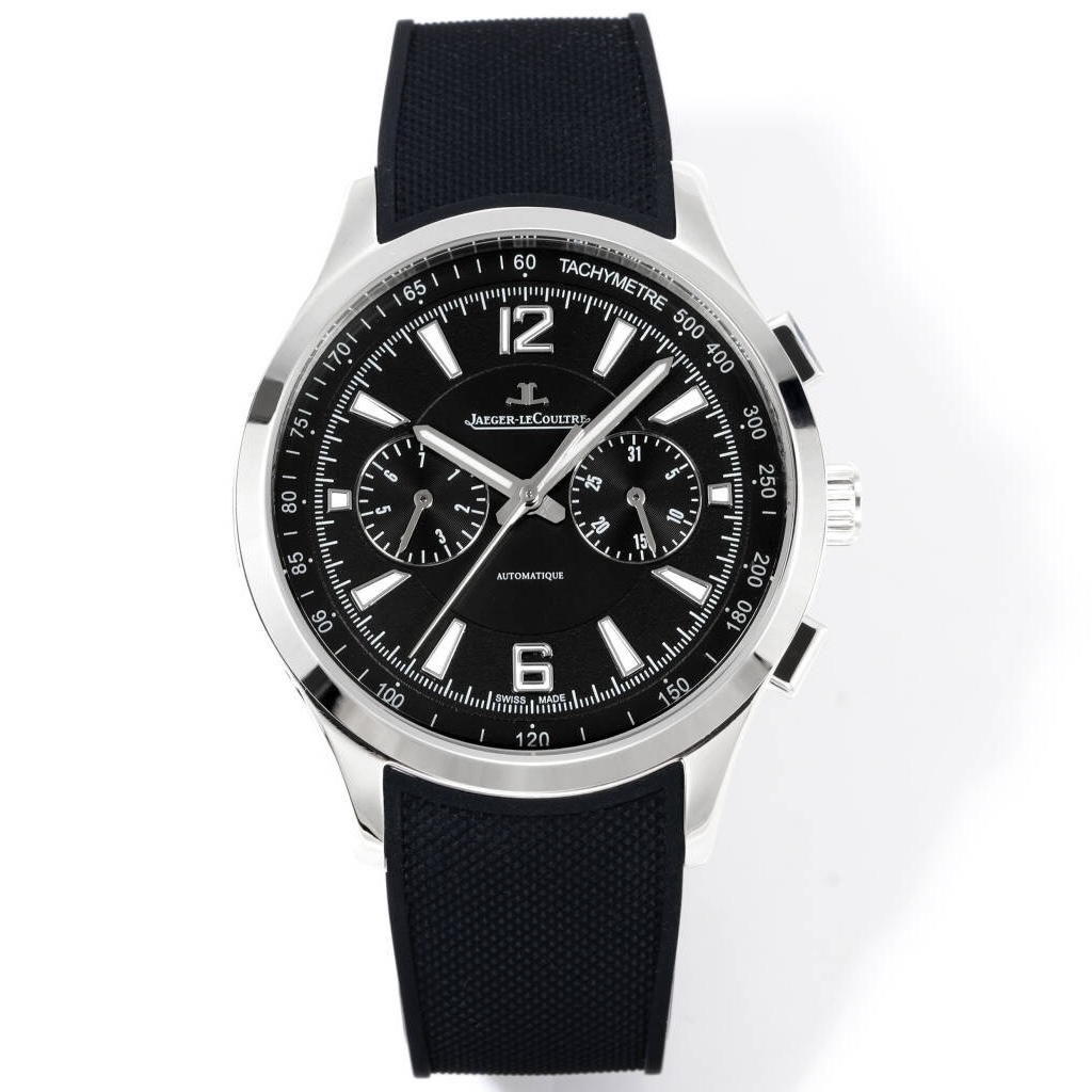 Jaeger-LeCoultre Polaris Chronograph Automatic Watch 42mm Rubber Strap – Style 02