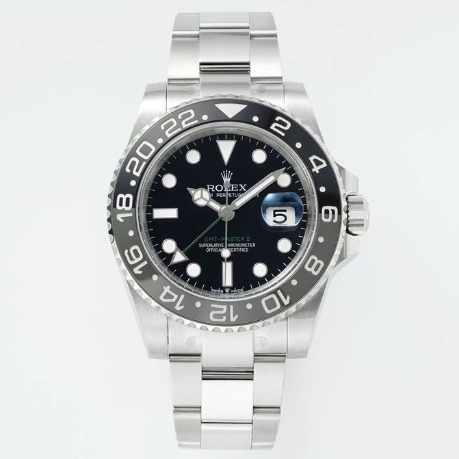 Rolex GMT Travel Watch 904L Steel Cal.3285 Movement – Style 12