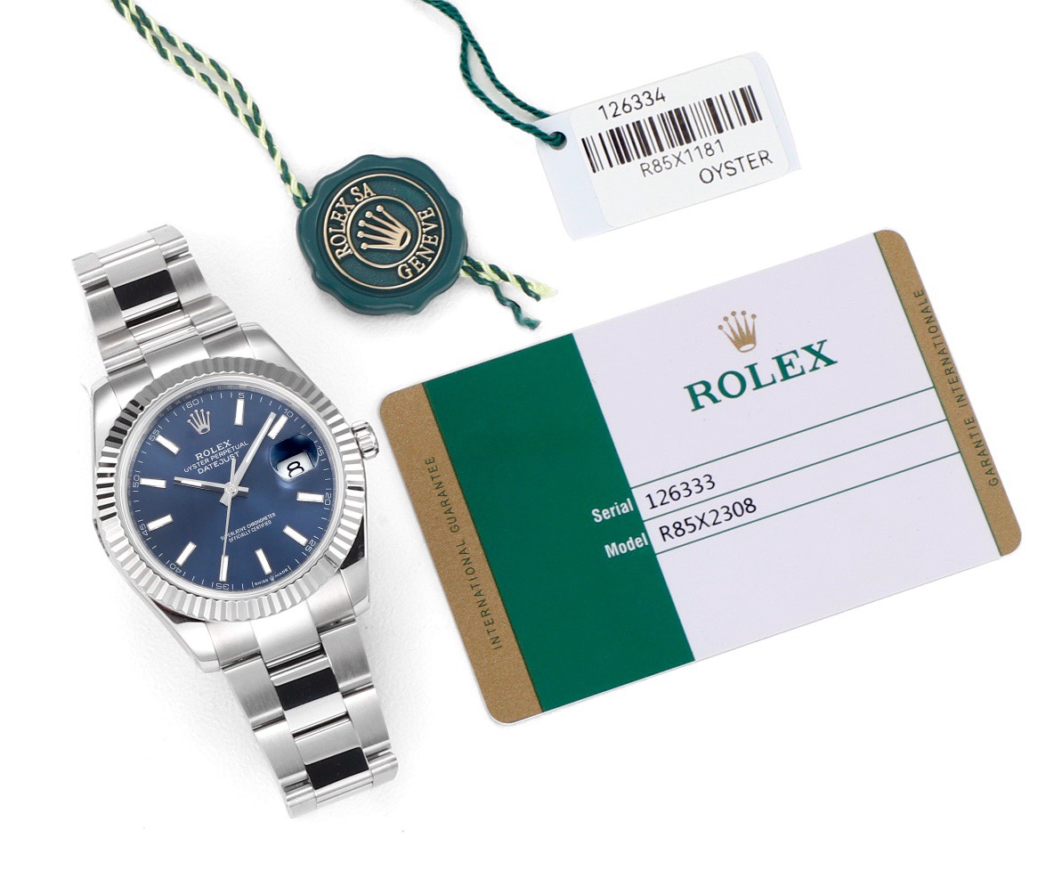 Rolex Datejust 41mm Automatic Watch 3235 Movement 72-Hour Power Reserve Fluted Bezel - Image 9