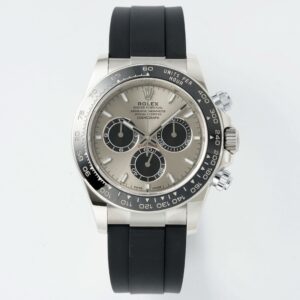 Rolex Cosmograph Daytona 18K Gold Plated Automatic Chronograph Watch Rubber Strap