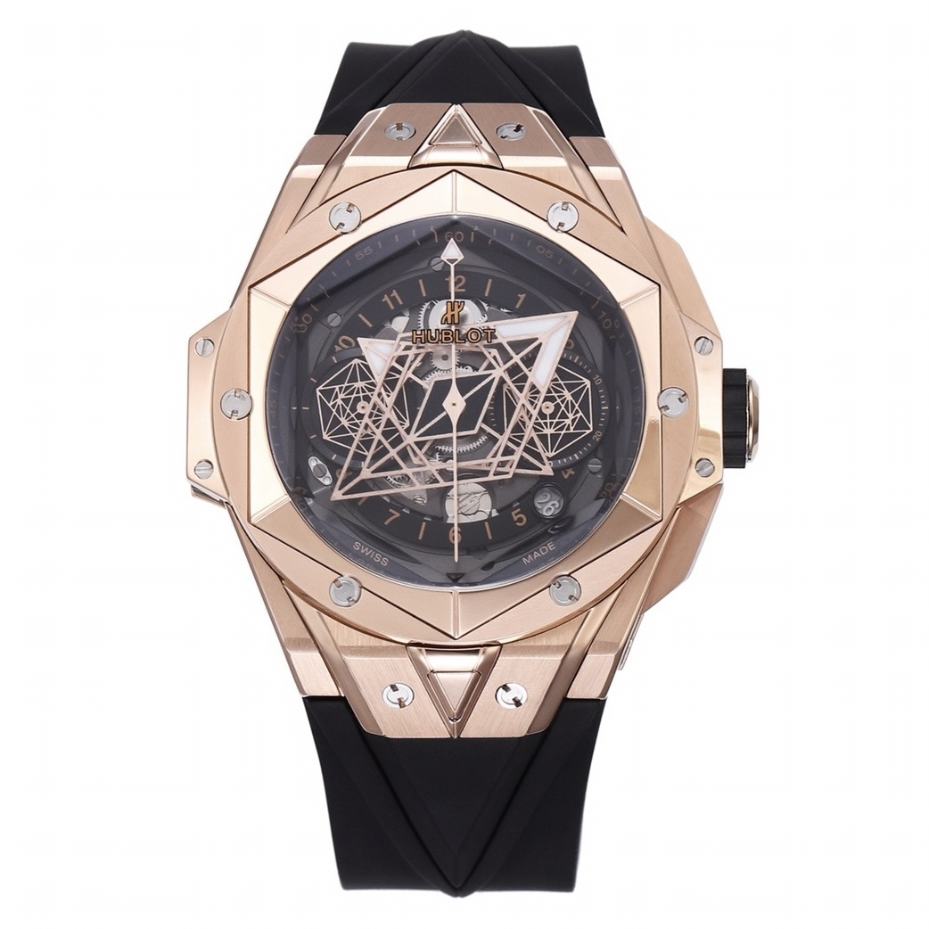 Hublot Big Bang Sang Bleu II Watch | BBF Titanium Automatic Chronograph Wristwatch