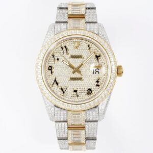 Rolex TW Factory Fully Iced-Out Datejust 41mm , Full Paved Stones, 2824 Automatic