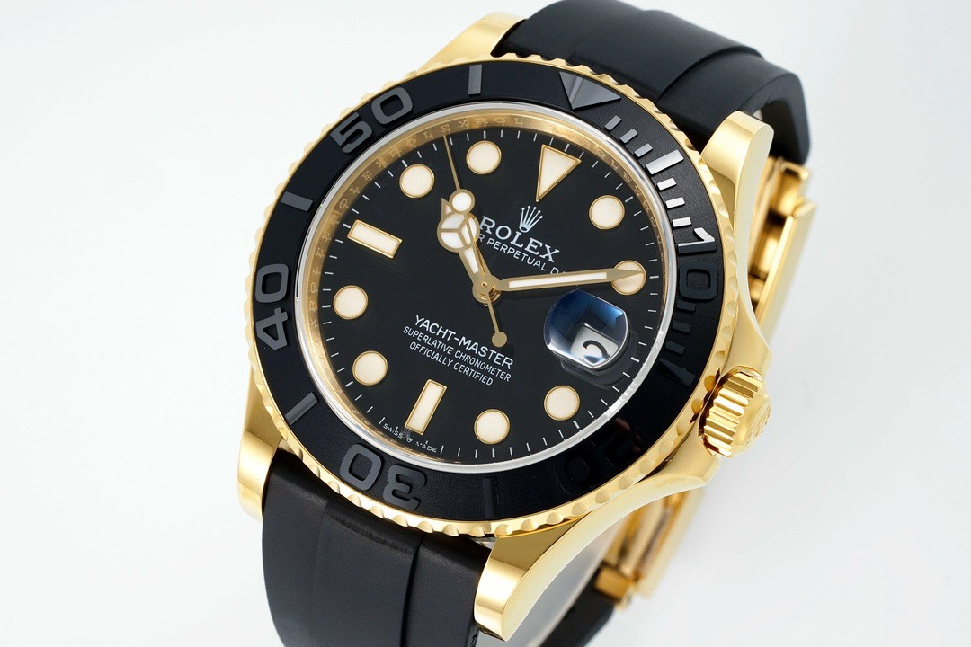 Rolex EWE Factory Yacht Master 42 Automatic Watch Custom 3235 Movement Rubber Strap – - Image 3