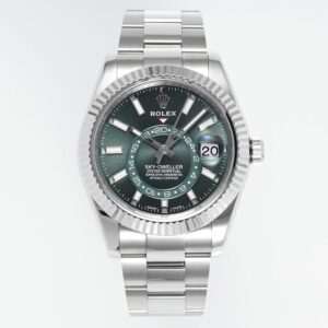 Rolex Sky-Dweller Watch 42mm 904L Steel 9002 Automatic Movement Ring Command Bezel