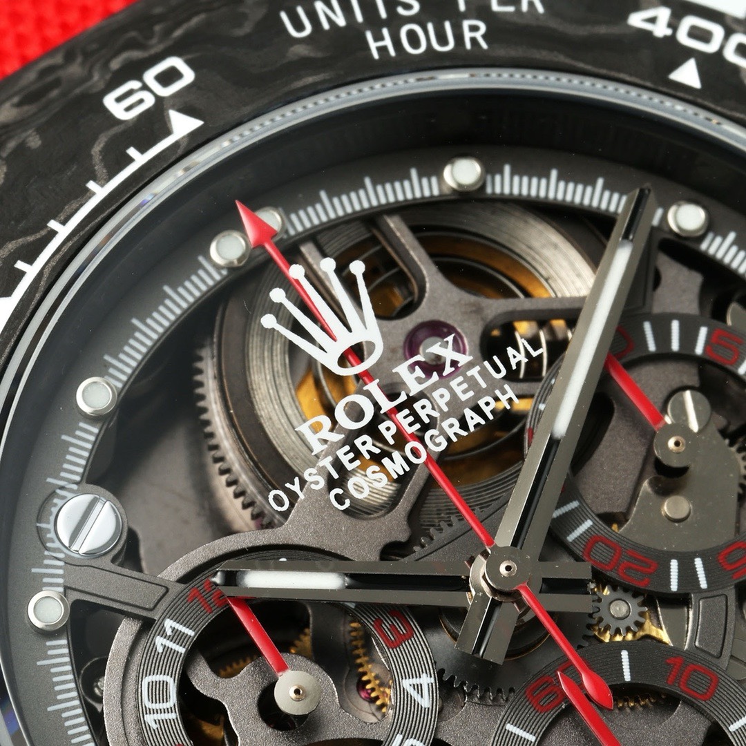 Rolex Diw Carbon Skeleton Chronograph - Image 3