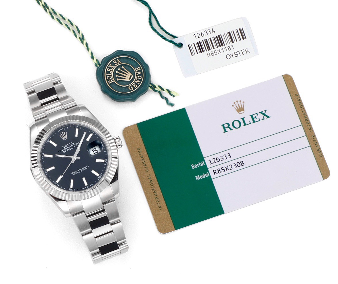 Rolex Datejust 41mm Automatic Watch 3235 Movement 72-Hour Power Reserve Fluted Bezel - Image 9