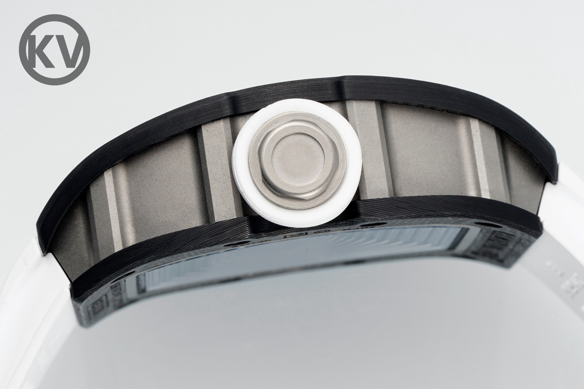 Richard Mille RM055 White Strap White-Black Inner Ring - Image 7