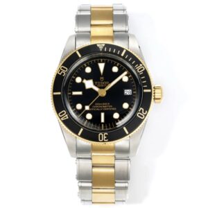 Tudor Black Bay GMT Automatic Diver Watch 41mm, Domed Sapphire Crystal, Rivet Stainless