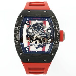Richard Mille RM055 Red Strap Blue-Red Inner Ring